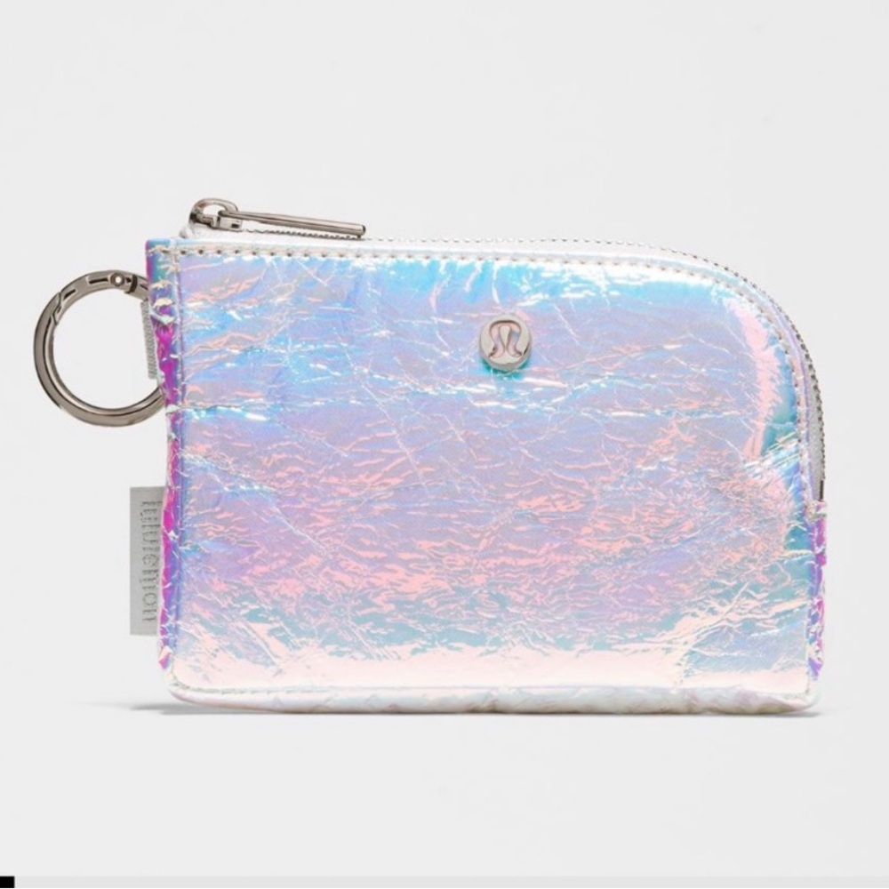 Lululemon Clippable Card Pouch - Iridescent NWT